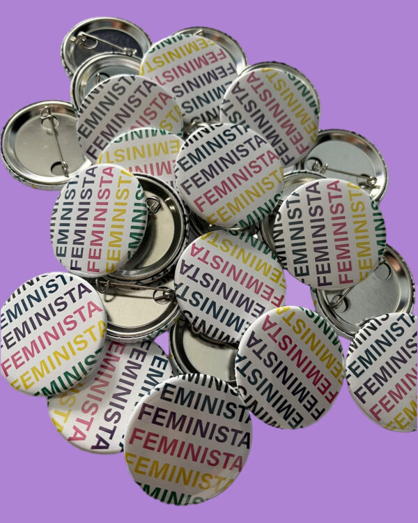 100 chapas feminista